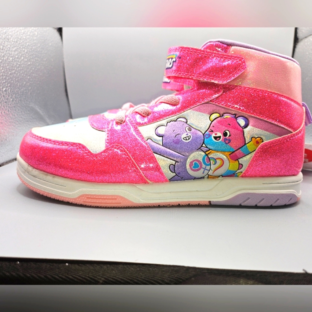 Girl's Care Bear Shimmer High-Top Shoes, Size 4